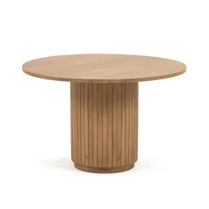 Licia round table made from solid mango wood with natural finish Ø 120 cm by Kave Home, a Dining Tables for sale on Style Sourcebook