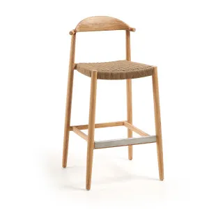 Nina stool in solid acacia wood, height 76 cm by Kave Home, a Tables for sale on Style Sourcebook