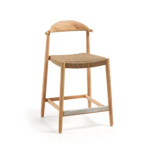 Nina stool in solid acacia wood height 62 cm by Kave Home, a Tables for sale on Style Sourcebook