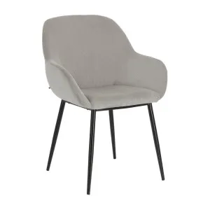 Konna light grey corduroy chair by Kave Home, a Dining Chairs for sale on Style Sourcebook