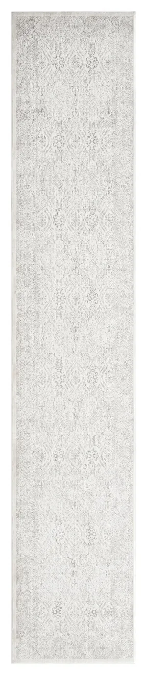 Madison Ivory And Grey Traditional Distressed Runner Rug by Miss Amara, a Persian Rugs for sale on Style Sourcebook