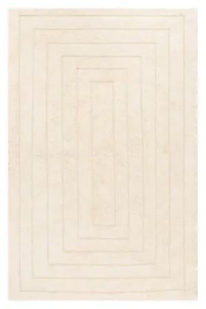 Allison Cream Beige Modern Cotton Washable Rug by Miss Amara, a Shag Rugs for sale on Style Sourcebook