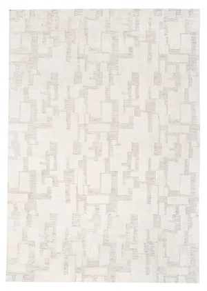 Jessie Ivory Cream Abstract Textured Rug by Miss Amara, a Other Rugs for sale on Style Sourcebook