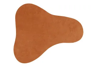 Tyra Terracotta Brown Irregular Shape Washable Rug by Miss Amara, a Contemporary Rugs for sale on Style Sourcebook