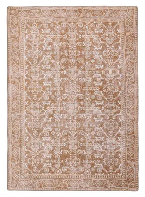 Tiki Brown Mustard Plush Rollie Pollie Playmat by Miss Amara, a Persian Rugs for sale on Style Sourcebook