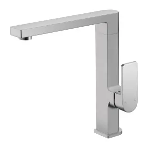 Flores Sink Mixer Square Neck 196 Brushed Nickel by Ikon, a Laundry Taps for sale on Style Sourcebook