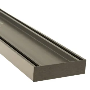 Lauxes STI26 Insert 1600X100x26 Brushed Nickel by Beaumont Tiles, a Shower Grates & Drains for sale on Style Sourcebook