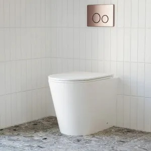 Bao Elegant Wall Faced Toilet w/ Inwall Cistern - Matte White by Bao Bath, a Toilets & Bidets for sale on Style Sourcebook