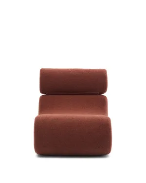 Club terracotta bouclé armchair by Kave Home, a Chairs for sale on Style Sourcebook