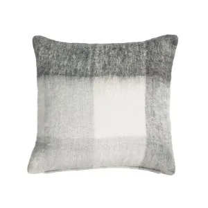 Catarina white and grey check cushion cover 45 x 45 cm by Kave Home, a Cushions, Decorative Pillows for sale on Style Sourcebook