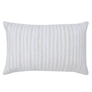 Zuri Cushion White/Natural - 60cm x 40cm by James Lane, a Cushions, Decorative Pillows for sale on Style Sourcebook