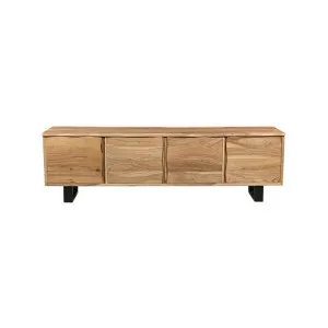 Madras Natural Acacia Wood TV Unit - 200cm by James Lane, a Entertainment Units & TV Stands for sale on Style Sourcebook