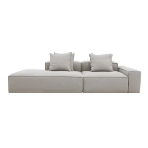 Riley Boucle Pumice Modular Sofa - 1x Arm, 1x Armless, 1x Left Terminal by James Lane, a Sofas for sale on Style Sourcebook