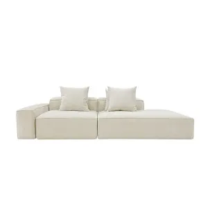 Riley Muse Flax Modular Sofa - 1x Arm, 1x Armless, 1x Right Terminal by James Lane, a Sofas for sale on Style Sourcebook