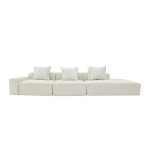 Riley Muse Flax Modular Sofa - 1x Arm, 2x Armless, 1x Right Terminal by James Lane, a Sofas for sale on Style Sourcebook