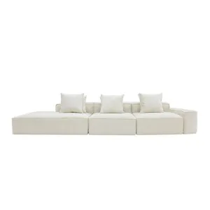 Riley Muse Flax Modular Sofa - 1x Arm, 2x Armless, 1x Left Terminal by James Lane, a Sofas for sale on Style Sourcebook