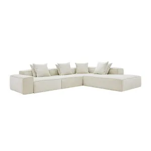 Riley Muse Flax Modular Sofa - Arm, 2x Armless, Corner, Right Terminal by James Lane, a Sofas for sale on Style Sourcebook