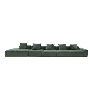 Riley Muse Forest Modular Sofa - 1x Arm, 4x Armless, 1x Left Terminal by James Lane, a Sofas for sale on Style Sourcebook