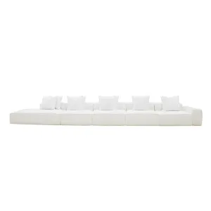 Riley Muse Frost Modular Sofa - 1x Arm, 4x Armless, 1x Left Terminal by James Lane, a Sofas for sale on Style Sourcebook