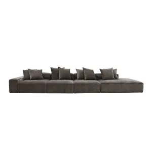 Riley Muse Mink Modular Sofa - 1x Arm, 3x Armless, 1x Right Terminal by James Lane, a Sofas for sale on Style Sourcebook