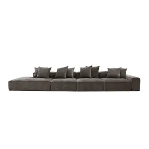 Riley Muse Mink Modular Sofa - 1x Arm, 3x Armless, 1x Left Terminal by James Lane, a Sofas for sale on Style Sourcebook