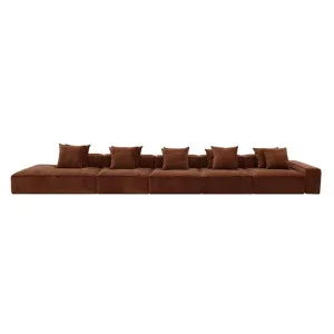 Riley Muse Rust Modular Sofa - 1x Arm, 4x Armless, 1x Left Terminal by James Lane, a Sofas for sale on Style Sourcebook