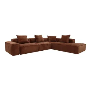 Riley Muse Rust Modular Sofa - Arm, 2x Armless, Corner, Right Terminal by James Lane, a Sofas for sale on Style Sourcebook