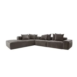 Riley Muse Mink Modular Sofa - Arm, 2x Armless, Corner, Left Terminal by James Lane, a Sofas for sale on Style Sourcebook