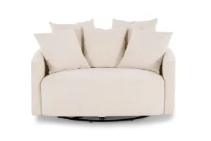 Snug Swivel Chair, Havana Natural, by Lounge Lovers by Lounge Lovers, a Chairs for sale on Style Sourcebook