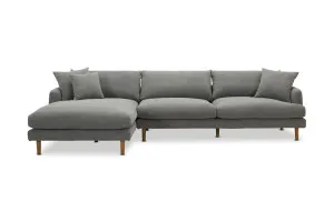 Hampton MKII LH Chaise Sofa, Grey, by Lounge Lovers by Lounge Lovers, a Sofas for sale on Style Sourcebook