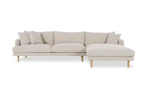 Hampton MKII RH Chaise Sofa, Florence Stone, by Lounge Lovers by Lounge Lovers, a Sofas for sale on Style Sourcebook