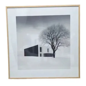 P002 Oak Framed Perspex Glass Canvas Art Print  100 cm x 100 cm by null, a Painted Canvases for sale on Style Sourcebook