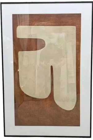 PICK UP ONLY | P094 White Framed Perspex Glass Canvas Art Print 120 cm x 80 cm by null, a Painted Canvases for sale on Style Sourcebook