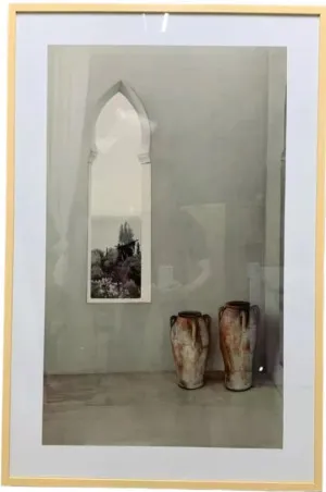 P075 Oak Framed Perspex Glass Canvas Art Print 120 cm x 80 cm by null, a Painted Canvases for sale on Style Sourcebook