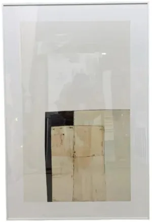 P086 White Framed Perspex Glass Canvas Art Print 120 cm x 80 cm by null, a Painted Canvases for sale on Style Sourcebook
