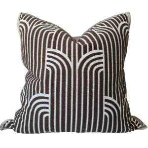 Kya Cushion 55cm Square - Dark Chocolate by Macey & Moore, a Cushions, Decorative Pillows for sale on Style Sourcebook