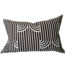 Kya Cushion 40x60cm Lumbar - Dark Chocolate by Macey & Moore, a Cushions, Decorative Pillows for sale on Style Sourcebook