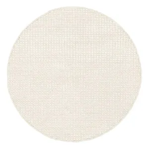 Larvic Ivory Chunky Wool Round Rug by Miss Amara, a Shag Rugs for sale on Style Sourcebook