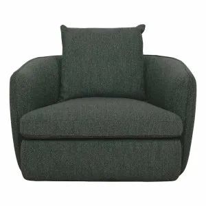 Nest Small Swivel Armchair in Het Green by OzDesignFurniture, a Chairs for sale on Style Sourcebook