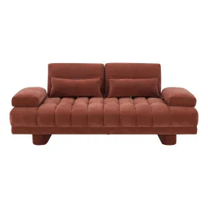 Carrie Small Sofa Bed in Fam Terracotta by OzDesignFurniture, a Sofa Beds for sale on Style Sourcebook