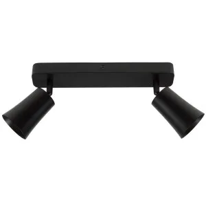 Telbix Alvey 2 Light Spot Bar Black by Telbix, a Spotlights for sale on Style Sourcebook