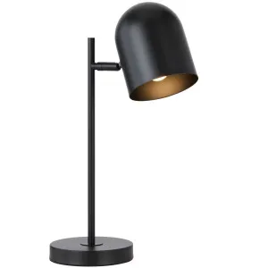 Telbix Turin Table Lamp Black by Telbix, a Table & Bedside Lamps for sale on Style Sourcebook