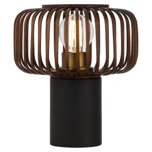 Telbix Sorens 20 Table Lamp Brown by Telbix, a Table & Bedside Lamps for sale on Style Sourcebook