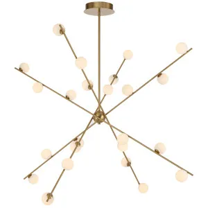 Telbix Captiva 24 Light LED Pendant Antique Gold by Telbix, a Pendant Lighting for sale on Style Sourcebook