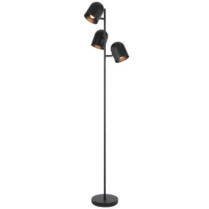 Telbix Turin Floor Lamp Black by Telbix, a Floor Lamps for sale on Style Sourcebook