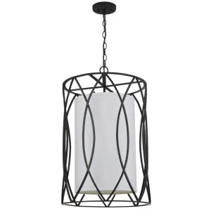 Telbix Dover 4 Light Pendant Black by Telbix, a Pendant Lighting for sale on Style Sourcebook