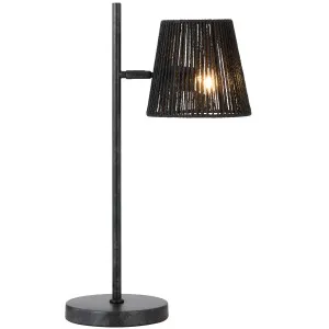 Telbix Valora Table Lamp Black by Telbix, a Table & Bedside Lamps for sale on Style Sourcebook