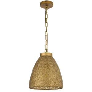 Telbix Aydin 280mm Pendant Antique Brass by Telbix, a Pendant Lighting for sale on Style Sourcebook