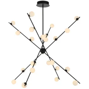 Telbix Captiva 24 Light LED Pendant Black by Telbix, a Pendant Lighting for sale on Style Sourcebook