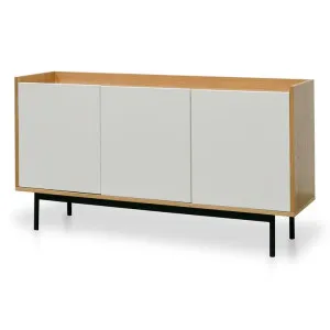 Alenzo Sideboard and Buffet - White and Natural by Interior Secrets - AfterPay Available by Interior Secrets, a Sideboards, Buffets & Trolleys for sale on Style Sourcebook